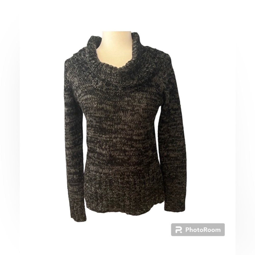 l.e.i. Ladies cowl neck sweater with sequins